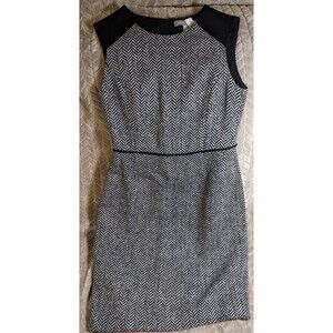 Banana Republic Gray n Black Sleeveless Dress XS